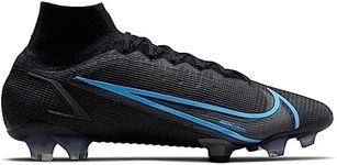 Nike Unisex Mercurial Superfly 8 Elite Fg Firm-Ground Soccer Cleats, Black Iron Grey, 6 UK