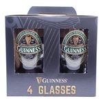 Guinness Green Ireland 4-Pack Pint Glass Set