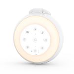 LOFICOPER White Noise Machine, Portable Sound Machine for Baby Adult with Bluetooth Function, 24 Sounds with 15 Adjustable Volume, 8 Colour Night Light, Sleep Timer, Sleep Sound Machine for Home