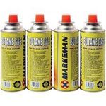 4 BUTANE GAS BOTTLES CANISTER CAMPING HEATER COOKER BBQ 4 PACK