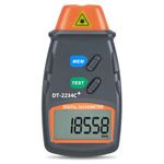 AGPtek® Professional Digital Tachometer, Non Contact Digital Laser Photo Tachometer RPM Tach