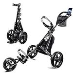 LTY Golf Push Cart, 3 Wheels Foldin
