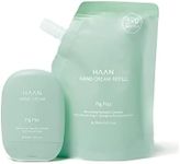 HAAN Moisturising Hand Cream 50ml + Refill 150 ml - Refillable - Unique Fragrances - 96% natural ingredients - Fig Fizz