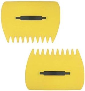 skycabin Yellow Large Garden and Yard Leaf Scoops,Plastic Scoop Grass,Hand Leaf Rakes and Leaf Collector for Garden Rubbish Great Tool (Set of 2)