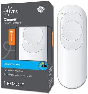 GE CYNC Smart Dimmer Remote, Bluetooth Enabled, Battery Powered Remote for CYNC Smart Plug, Smart Light Bulbs and Smart Switch