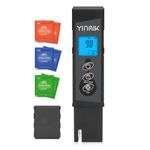 YINMIK Digital Water pH Tester, New Improved pH Test Strip Display with ATC pH Meter for Pool, Spa, Hot Tub, pH Pen for Indoor Plants, Drinking Water, Wine, Beer, Aquariums