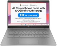 HP Chromebook 14" | Intel Celeron N4500 Processor | 4GB RAM | 64GB eMMC | Intel UHD Graphics | HD Anti-glare Display | Chrome OS | Dual Speakers | USB-C Fast Charging | Modern Grey | 14a-ne1000na