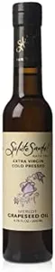 Cold Pressed Extra Virgin Merlot Grapeseed Oil by Salute Sante! Healthy Grape Seed Oil for Finishing, Marinades and Salads, Vegan, 200 Milliliter, 6 Pack