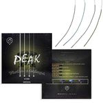 MI&VI PEAK Violin Strings — 4/4 Scale Full Set (E-A-D-G) | Synthetic Core | Ball-Ends | Medium Gauge Tension - By MIVI Music