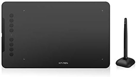 XPPen Deco 01 V2 Drawing Tablet 10x6.25 Inch Graphics Tablet Digital Drawing Tablet for Chromebook with Battery-Free Stylus and 8 Shortcut Keys (8192 Levels Pressure)