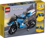 LEGO Creator 3in1 Superbike 31114 Toy Motorcycle Building Kit; Makes a Great Gift for Kids Who Love Motorbikes and Creative Building, New 2021 (236 Pieces)