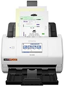 Epson - RapidReceipt RR-600W - Wireless Desktop Color 2-Sided Receipt and Document Scanner - Receipt Management and PDF Software for PC and Mac - Touchscreen and Auto Document Feeder - White