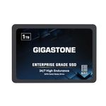 Gigastone Enterprise SSD 1TB SSD NAS Drive Cache 24/7 Durable TLC High Endurance Business Server Data Center RAID Network Attached Storage Caching 2.5" SATA Internal Solid State Hard Drives