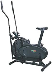Toppro Fitness Orbitrek Bike| Elliptical Cross Trainer Upright Bike For Home Gym Equipment, 5 In 1 Dual Motion German Design, Taiwan Certified (Black)