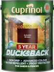 Cuprinol 5 Litre, 5 Year Ducksback Colours Autumn Brown