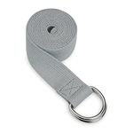 Gaiam Unisex Adult Yoga Strap - Grey, One Size