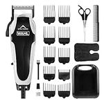 WAHL Clip N Trim II Hair Clipper, Integrated Hair Trimmer, Head Shaver, Men's Hair Clippers with Trimmer, Stubble, Male, White