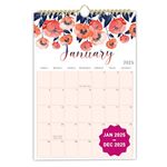 mudrit 2025 Wall Calendar, 12" X 17", 12 Monthly Calendar from Jan 2025 till Dec 2025, Spiral Bound for Office, Home, Family,Business, School Appointment Planning