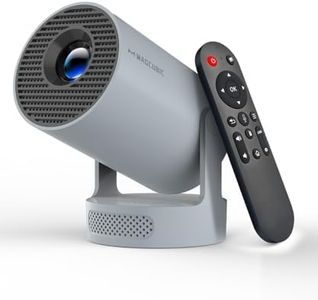 Magcubic Mini Projector with 4K Support, Portable Projecteur with WiFi 6 and Bluetooth 5.4, Auto Keystone, 200 ANSI, 180 Degree Rotation, Built-in Apps Smart Projector for Home Outdoor HY300PRO+