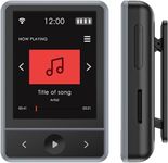 32GB HiFi MP3 Players with Sports Clip，MP3 Player with Bluetooth 5.0，speaker Music player ，Wired Headphones，Pedometer，Record，Supports FM Radio and E-Book，Mini Design