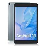 CWOWDEFU 8inch Tablet Android 11, 5G WiFi Tablet with HDMI,1920x1200 FHD Display,2GB RAM 32GB ROM,MediaTek MTK 8168 2.0GHz Quad-Core Tablet,2+8MP Camera/Bluetooth 5.0/GPS/Type-C/5100mAh (Silver)