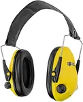 BOOMSTICK Yellow Electronic Ear Muff with 4 AAA