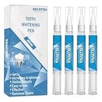 Teeth Whitening Pen 4 Pack, Brighten Your Smile in Just 1 Week with Tooth Whitening Pens – Fast, Gentle, Enamel Safe Whitening Gel for White Teeth in Mess Free Applicator Pens