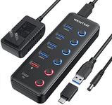 Powered USB 3.0 Hub, Wenter 6-Port 