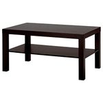 Ikea Lack wood Coffee Table (Black, Brown, 90x55 cm /35 3/8x21 5/8")