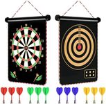 Magnetic Dart Board Games for Kids with 12 Darts Outdoor Toys for Boys Age 8-13 Cool Stuff for Boys Gifts Ideas for Teenage Boys Girls Age 8 9 10 11 12 13 14 15 16 Game Room Decor