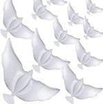 18 Pack White Peace Dove Balloon Flying Pigeon for Weddings, Anniversary, Christenings Birthdays and Memorials Eco-Friendly Biodegradable Helium Balloons for Wedding Birthday Engagement Party…