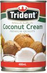 Trident Premium Quality Coconut Cream 400 ml (Pack of 12)