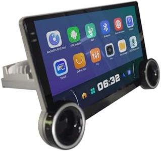 Binize Android 13 Car Stereo Radio 10.1 Inch Single Din Touchscreen in-Dash Head Unit,GPS Navigation Receiver,Wireless Carplay Andriod Auto Bluetooth,FM,Mirror Link,Support Backup Camera