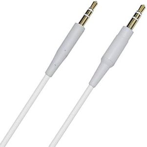 Stereo Jack Cables Replacement Cords for Bose On-Ear 2/OE2/OE2i/QC25/QC35/Soundlink/SoundTrue Headphones (White)