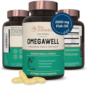 Live Conscious OmegaWell Omega 3 Fish Oil 2000mg