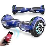 Hoverboards for Kids, 6.5" Self Balancing Hoverboards, Hoverboard with Bluetooth Speaker & Flash LED Lights, Intelligent Children Toys, Gift for Boys and Girls