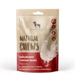 HUFT Natural Chews Doggie Dehydrated Chicken Neck – 70 g (Pack of 3) | Natural, Single-Ingredient Dog Treats | High-Protein & Grain-Free Chews | No Additives, Preservatives | Supports Dental Health