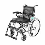 Narrow Wheelchair With Removable Arms