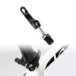 Bike Alloy Seat Post Quick Release Pin Bike Seat Clamp Quick Release Seatpost Quick Release (Black)