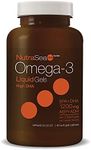 NutraSea DHA by Nature's Way Omega-3, Liquid Gels, Fresh Mint, 60 Liquid Gels, 1200 mg Omega-3 (800 mg DHA, 400 mg EPA)