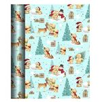 Forever Friends 4m Christmas Roll Wrap