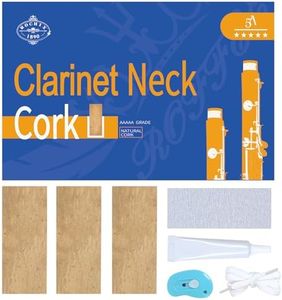 Clarinet Joint Cork Replacement Kit, Clarinet Cork, Glue, Knife, Taping and Sandpaper