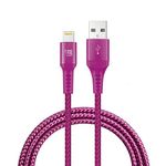 LAX iPhone Charger Lightning Cable - MFi Certified Durable Braided Apple Lightning USB Cord for iPhone 11/11 Pro Max/XS Max/X/iPad, iPod & More