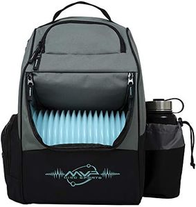 MVP Disc Sports Shuttle Disc Golf Backpack Bag (Gray/Teal)