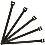 Amazon Basics Reusable Cable Zip Ties - 8-Inch, 50-Pack