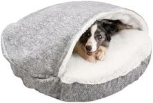 Snoozer Luxury Microsuede Cozy Cave Pet Bed, Show Dog Collection, Extra Large, Palmer Dove
