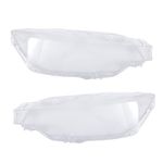 ACROPIX Front Left Right Side Headlight Cover Headlamp Clear Lens Shell Cover Fit for BMW 3 Series F30 Sedan 2016-2018 No.63117419630 - Pack of 2