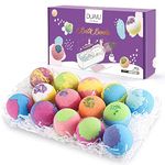 Bath Bombs Gift Set DUAIU 14Pcs Natural Bath Bomb Set Organic Bubble Bath Bombs with Essential Oil Gifts for Her Birthday Anniversary Valentines Mothers Day Gifts for Women Mom Girls