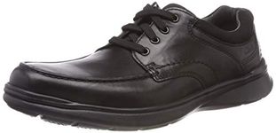 Clarks Men's Cotrell Edge Oxford, Black Blk Smoothlea, 11 UK