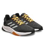 Adidas Men Run Steady M Running Shoes GRESIX/CBLACK/Stone/ORARUS 9